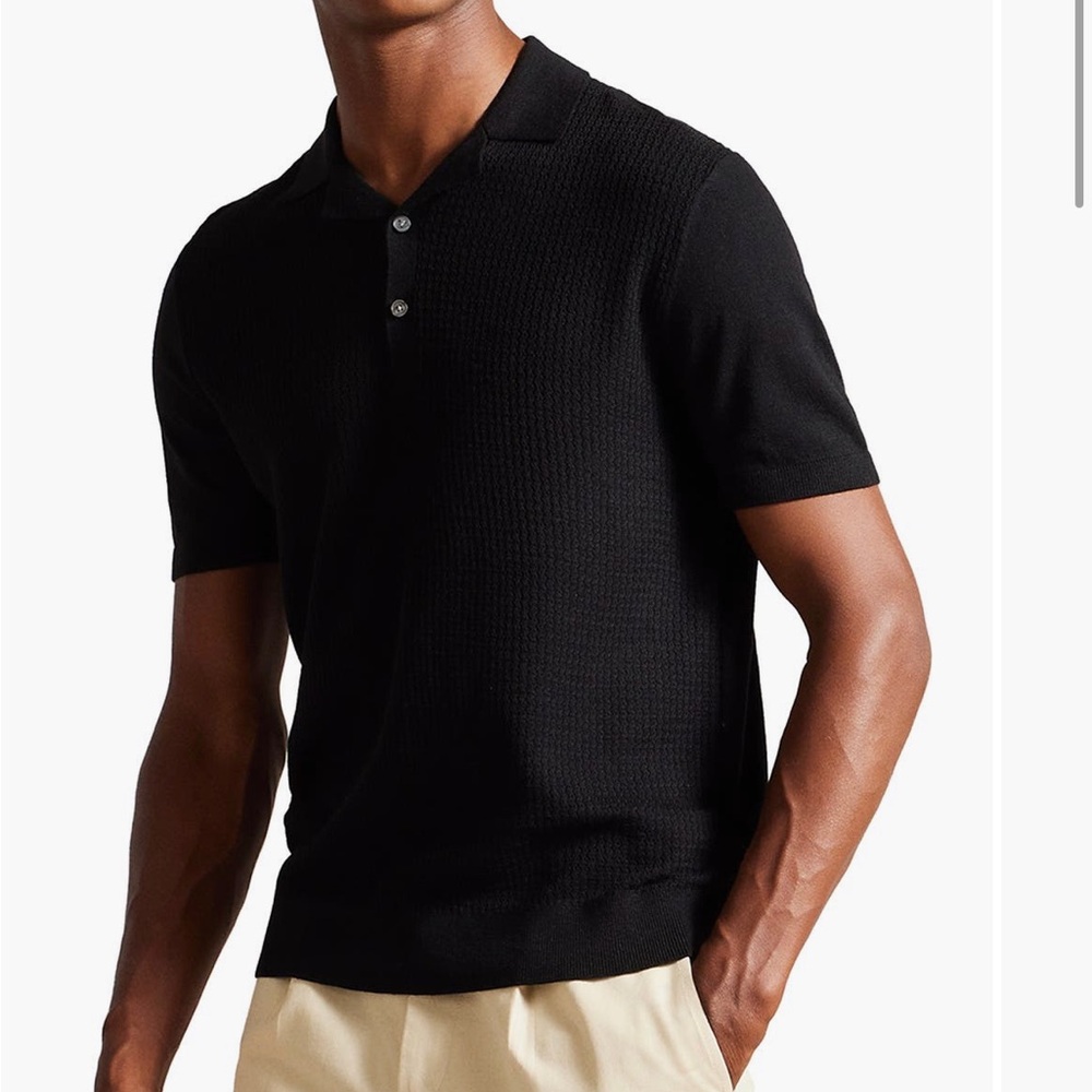 Ted Baker London Adio Textured Knit Polo